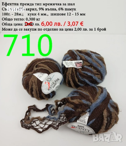 Остатъци от прежди различни по състав, снимка 7 - Други - 38749094