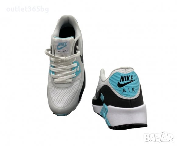 Nike - Air Max 90 номер 41 мъжки бели Оригинал Код 9029, снимка 5 - Маратонки - 40133592