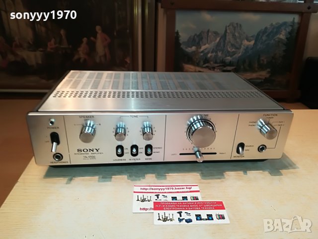 SONY TA-1700 STEREO AMPLIFIER-MADE IN JAPAN 0608221819, снимка 4 - Ресийвъри, усилватели, смесителни пултове - 37615071
