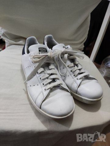 Оригинални кожени сникърси Adidas Stan Smith M20235, снимка 2 - Маратонки - 35175425