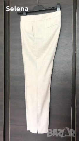 бежов панталон ZARA, снимка 4 - Панталони - 50603171