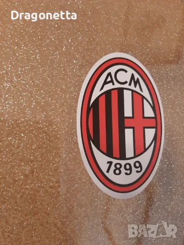 ФК Милан прозрачна подложка с щипка, снимка 3 - Ученически пособия, канцеларски материали - 50436038