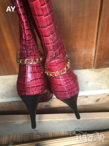 Дамски боти естествена кожа, снимка 3 - Дамски боти - 34879144
