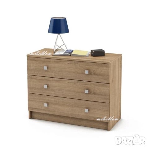 Скрин 70см. с 3 чекмеджета(код-6659), снимка 2 - Скринове - 40852107