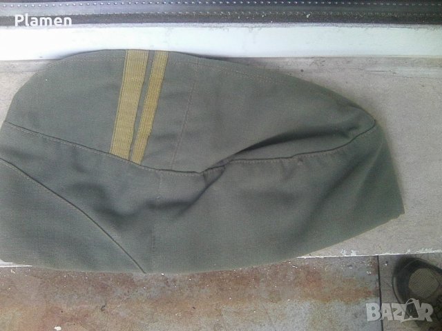 Старо офицерско кепе бойна лятна униформа на старше офицер отот НРБ, снимка 2 - Антикварни и старинни предмети - 36719957