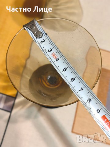 Две Старинни Царски Стъклени Чаши 30те г на 20в., снимка 6 - Антикварни и старинни предмети - 43207686