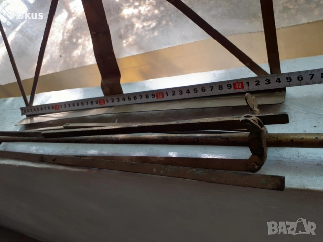 Стара метална поставка за ноти или книги, снимка 4 - Антикварни и старинни предмети - 53456473