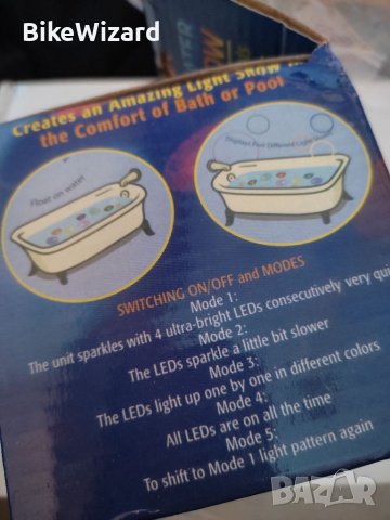 Underwater Light Show подводна лампа светеща в различни цветове НОВА, снимка 2 - Други стоки за дома - 36588296