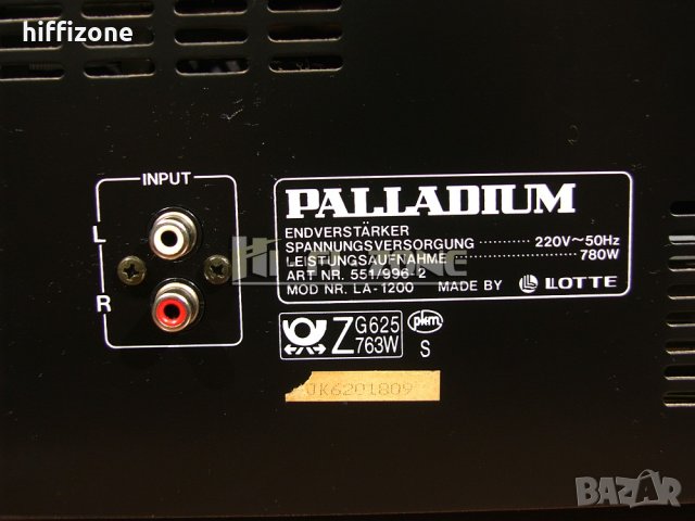 КОМПЛЕКТ  Palladium la-1000 / la-1200 /1 , снимка 12 - Ресийвъри, усилватели, смесителни пултове - 42970121