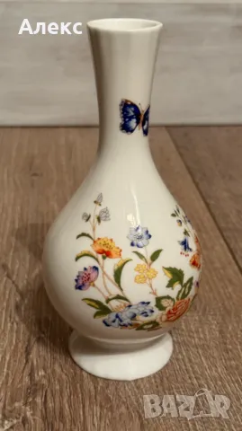 Aynsley–порцеланова вазичка, отлична!, снимка 2 - Вази - 47812540