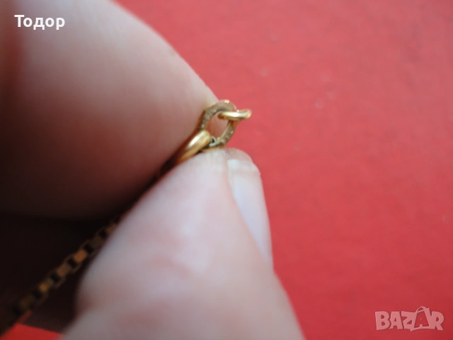 Позлатена верижка колие Amerik FBM 8, снимка 3 - Колиета, медальони, синджири - 53051164