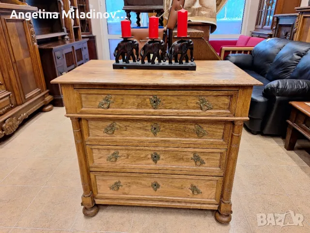 Винтидж скрин дъб , снимка 1