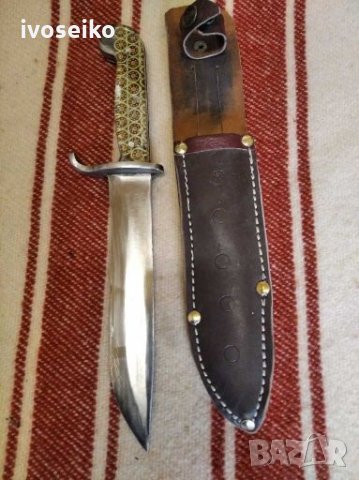 Нож ловен с кания, снимка 4 - Ножове - 28566606