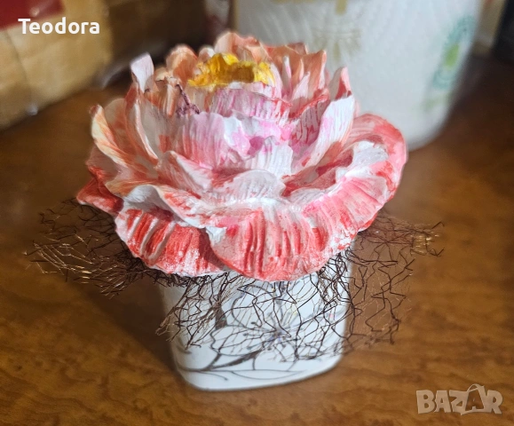 цветя от керамика , снимка 16 - Пана - 53366011