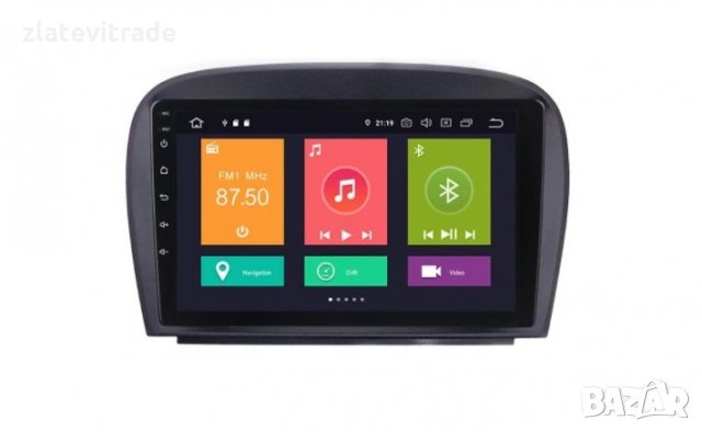 MERCEDES SL R230 SL350 SL500 SL55 SL600 SL65 Андроид Навигация 9", 9209, снимка 2 - Навигация за кола - 33402734