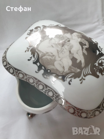 Порцеланова кутия Лимож, снимка 9 - Антикварни и старинни предмети - 52451703