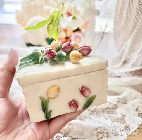 Молд кутия лалета с капак 9/8,2 см, снимка 3 - Форми - 49753862