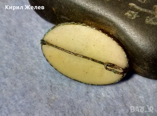 СТАРИННО ФЛОРАЛНО БИЖУ БРОШКА с РОЗИ ХУДОЖЕСТВЕНА РЪЧНА ИЗРАБОТКА 48879, снимка 3 - Антикварни и старинни предмети - 48842347