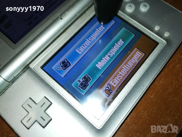 NINTENDO DS КОНЗОЛА+ИГРА ОТ ГЕРМАНИЯ 2711231818, снимка 3 - Nintendo конзоли - 43170216