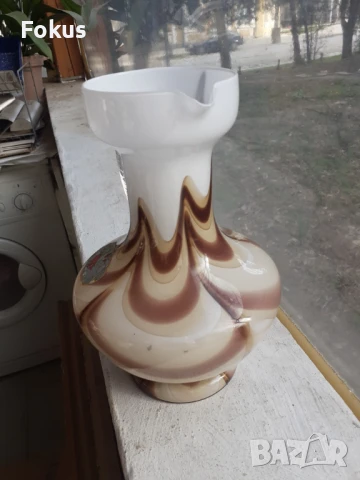 Кана "V.B. Opaline Florence" Made in Italy, снимка 3 - Антикварни и старинни предмети - 51074412