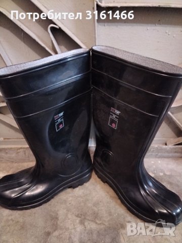 Гумени ботуши с метално бомбе, снимка 2 - Мъжки ботуши - 38039593