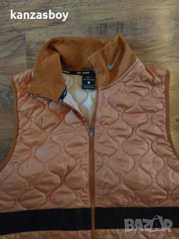 Nike Aerolayer Womens Running Vest - страхотен дамски елек Л, снимка 3 - Елеци - 44051772