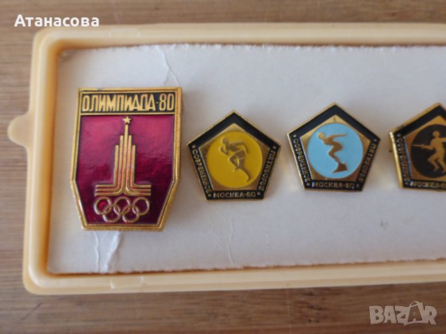 Комплект значки Олимпиада Москва 80 значка, снимка 2 - Колекции - 44134037