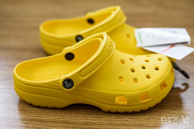Оригинални Чехли Crocs Classic Clog Жълти размери 38 до 42, снимка 1
