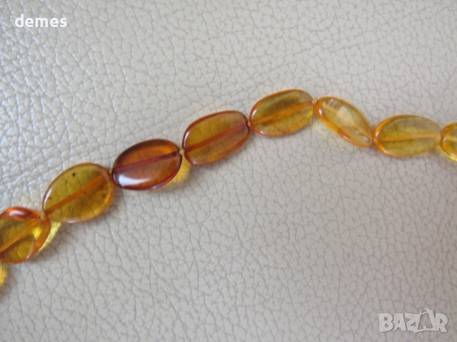 Дамско колие-кръг от първокласен балтийски кехлибар, снимка 5 - Колиета, медальони, синджири - 51884710