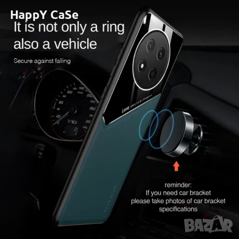 Honor Magic 7 Lite / GENEROUS Кожен кейс гръб калъф с магнит, снимка 2 - Калъфи, кейсове - 49455569