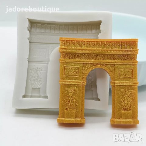 Силиконов молд Айфелова кула/ Триумфална арка Париж, снимка 2 - Форми - 38753045