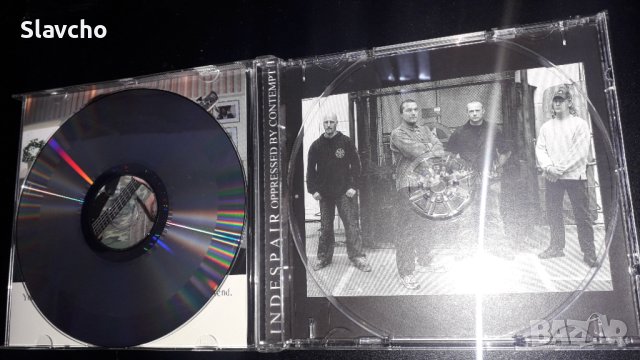 Компакт диск на дет метал групата -Indespair – Oppressed By Contempt (2004, CD), снимка 5 - CD дискове - 43045112