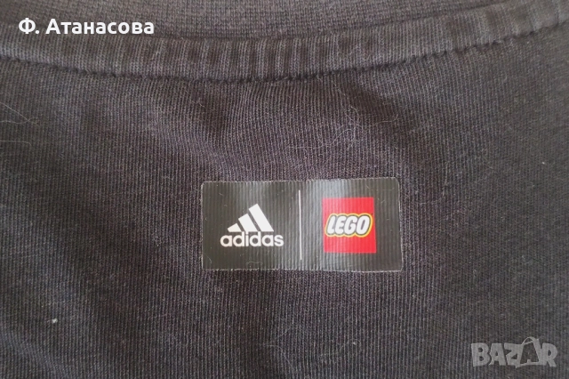 Оригинална тениска ADIDAS LEGO, размер 140-146, 9-10 години, като нова, снимка 5 - Детски тениски и потници - 51799689