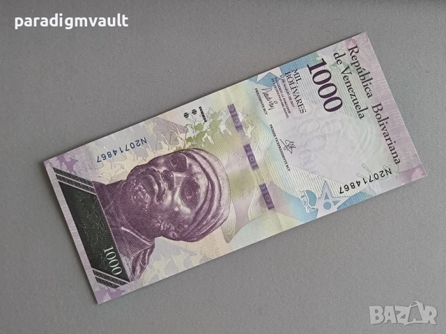 Банкнота - Венецуела - 1000 боливара UNC | 2017г.