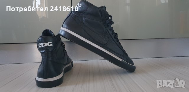 Nike x Comme Des Carcons Leather Sneakers Mens Size 42/26.5 UK 7.5 US 8.5 ОРИГИНАЛ! Мъжки Кецове Ест