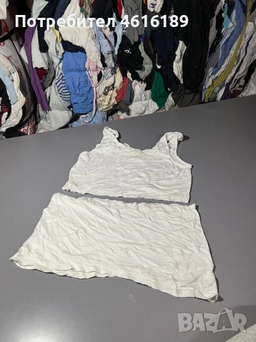 Бели нарязани памучни парцали 10кг разфасовка, снимка 5 - Други стоки за дома - 51973543