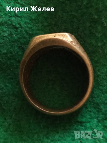 Пръстен стар бронзов 3499, снимка 3 - Колекции - 33371070