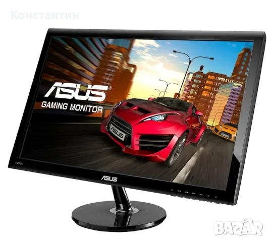 ASUS 1080p FHD 24inc 60hr HDMI монитор, снимка 4 - Монитори - 49788427