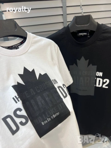 DSQUARED2 Icon Мъжки Тениски Два Цвята Нови , снимка 2 - Тениски - 53301956