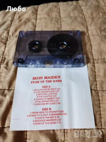 Iron Maiden - Fear Of The Dark, снимка 5 - Аудио касети - 48840828