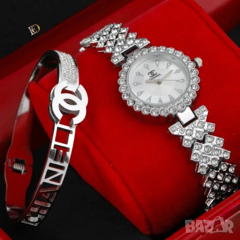 Часовник+гривна louis vuitton hermes versace gucci chanel gucci , снимка 8 - Дамски - 51258918