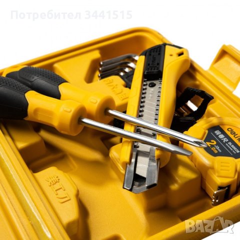 Комплект 11 инструмента Deli EDL1011J , снимка 4 - Куфари с инструменти - 43743048
