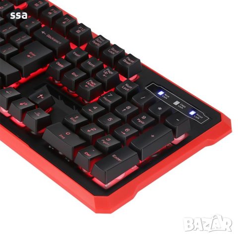 Marvo геймърска клавиатура Gaming Keyboard K629G sound-reactive lighti, снимка 3 - Клавиатури и мишки - 43063581