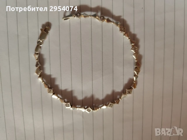 красива сребърна гривна 15лв, снимка 2 - Гривни - 50675302