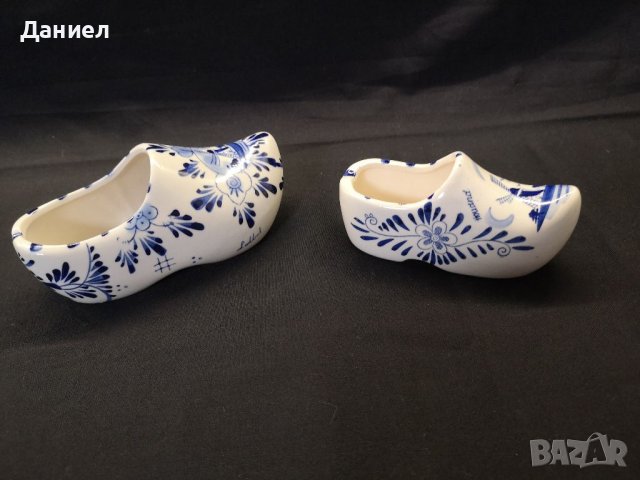 Нидерландски порцеланови обувчици , снимка 3 - Антикварни и старинни предмети - 39226198