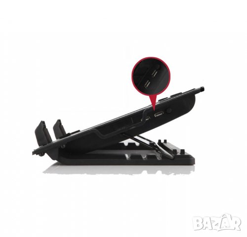 Охладителна подложка за лаптоп с високо повдигане COOLERPAD, снимка 8 - Лаптоп аксесоари - 33274542