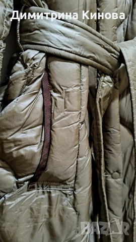 дълга пухенка Mango - M номер, снимка 3 - Якета - 52037484