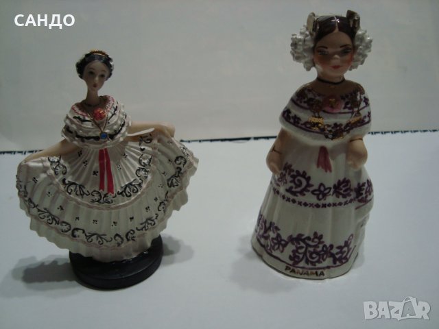 Ретро изящни порцеланови танцьорки  ПАНАМА