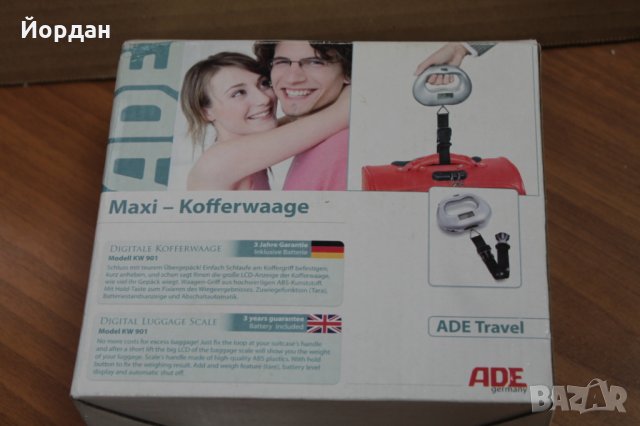 Немски пътнически кантар ADE TRAVEL , снимка 6 - Друга електроника - 35206644