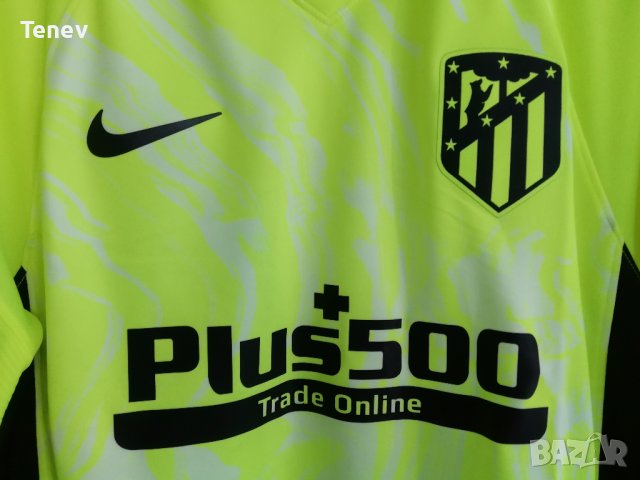 Atletico Madrid Nike нова оригинална тениска фланелка Third 2020/2021 Атлетико Мадрид размер М, снимка 3 - Тениски - 38541163